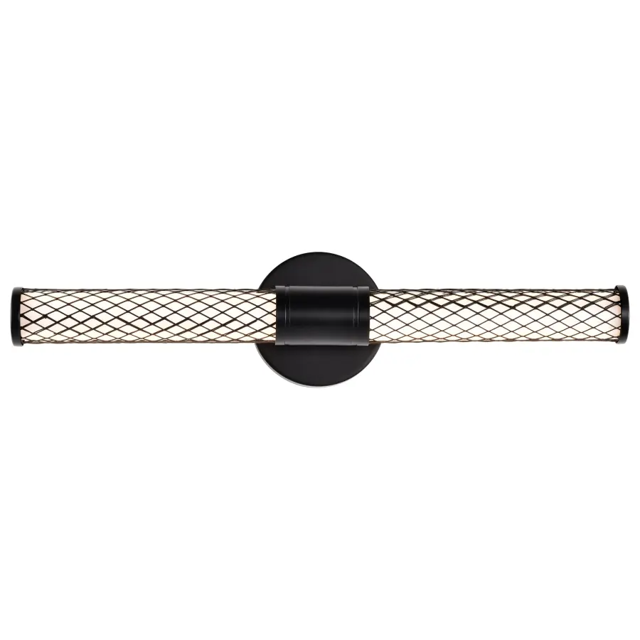 Kingsport 20-Inch LED Vanity Light in Matte Black - Image 10