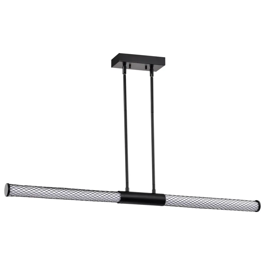 Kingsport 44-Inch LED Island Pendant in Matte Black - Image 1