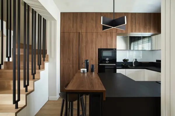 Blaine 16-Inch LED Pendant in Matte Black - Image 2