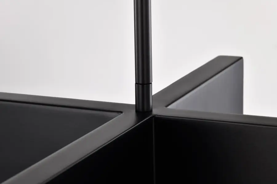 Blaine 16-Inch LED Pendant in Matte Black - Image 12