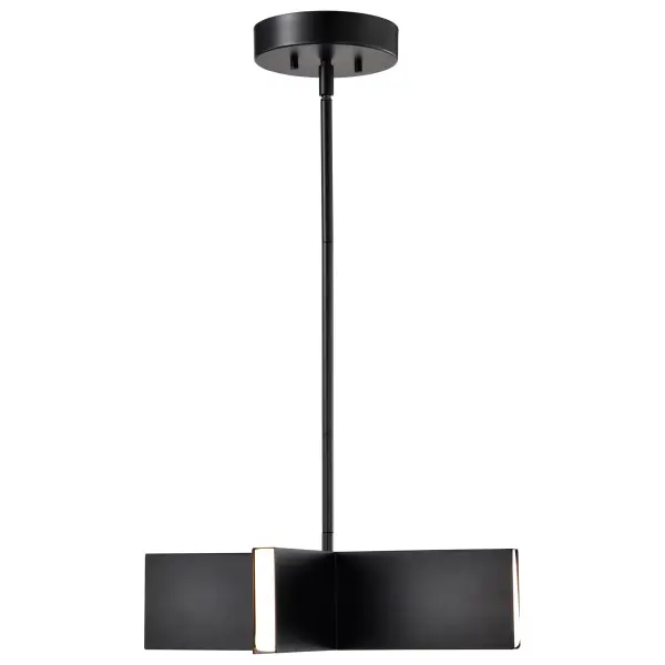 Blaine 16-Inch LED Pendant in Matte Black - Image 6