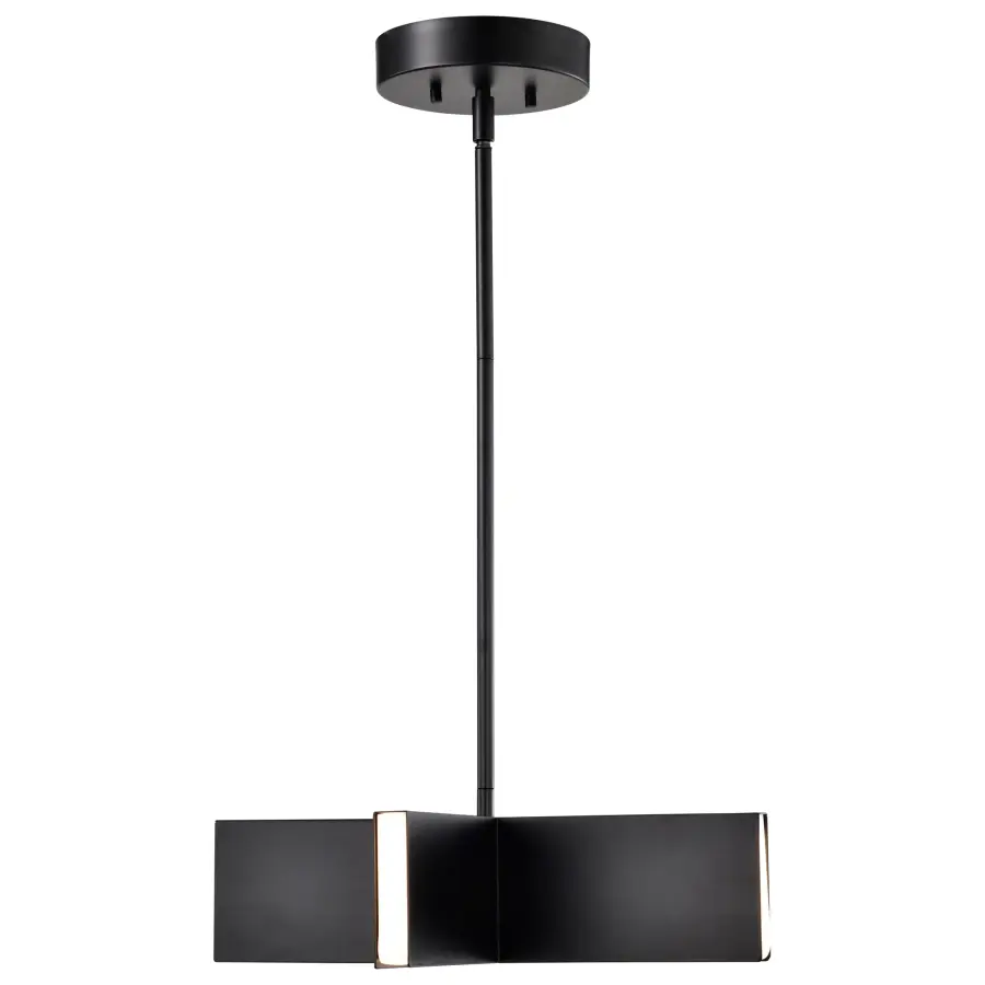 Blaine 16-Inch LED Pendant in Matte Black - Image 6