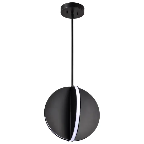 Blaine 13-Inch LED Pendant in Matte Black - Image 1