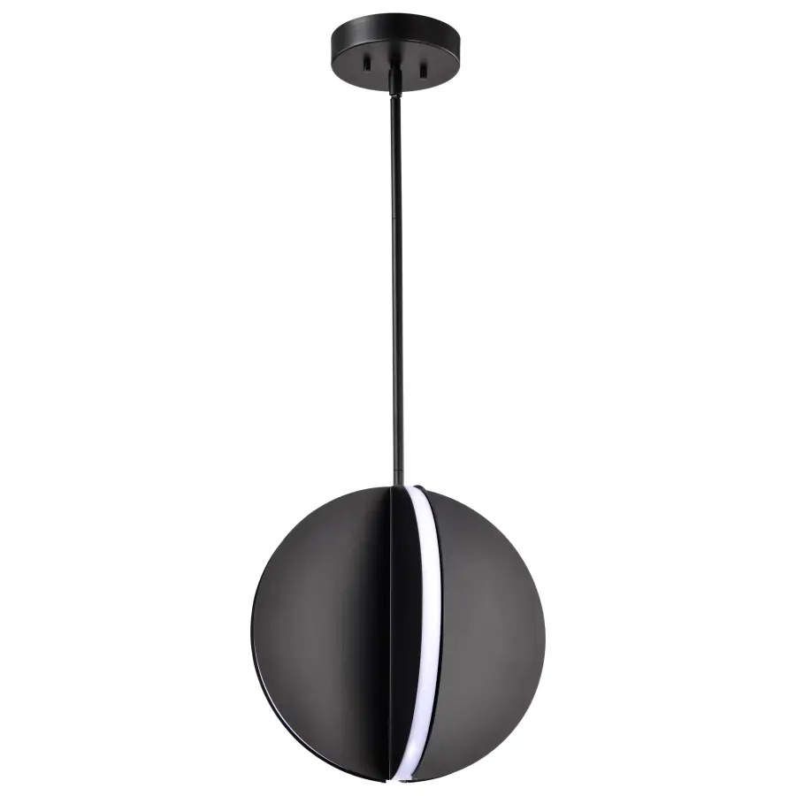 Blaine 13-Inch LED Pendant in Matte Black - Image 5