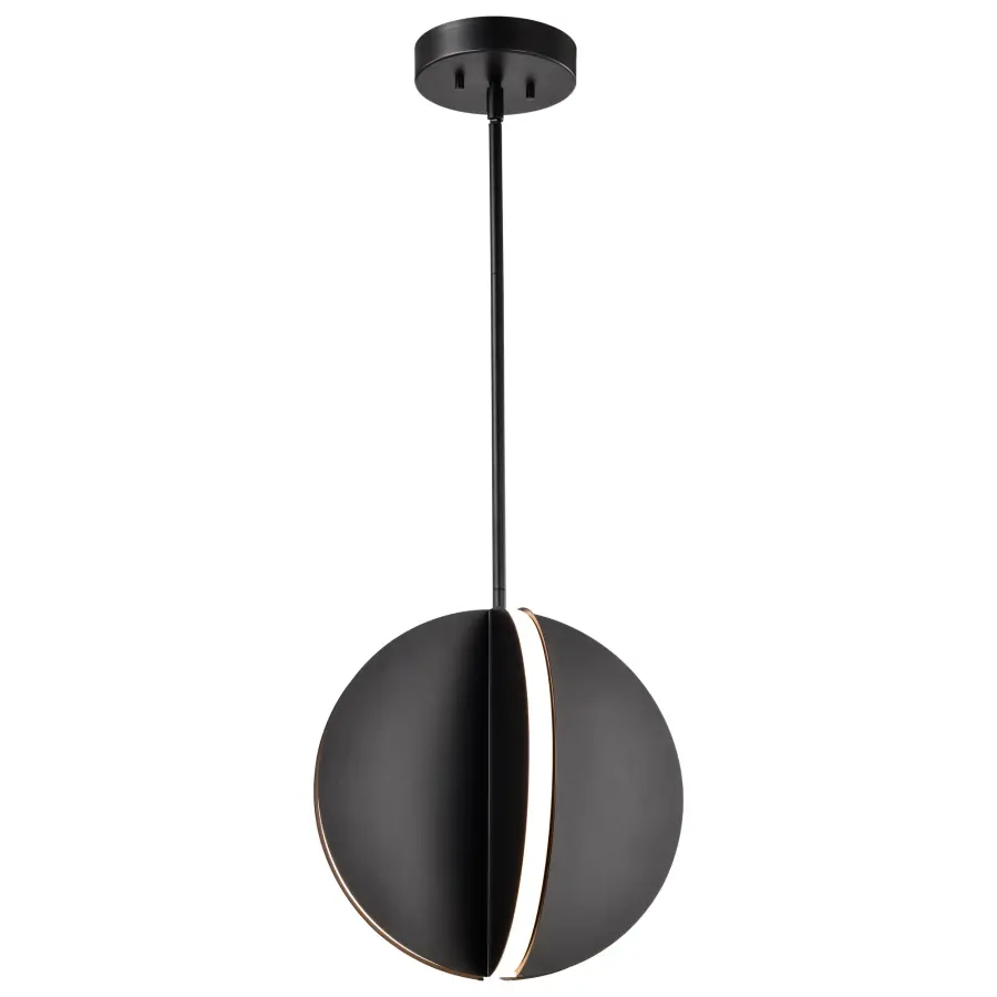 Blaine 13-Inch LED Pendant in Matte Black - Image 6