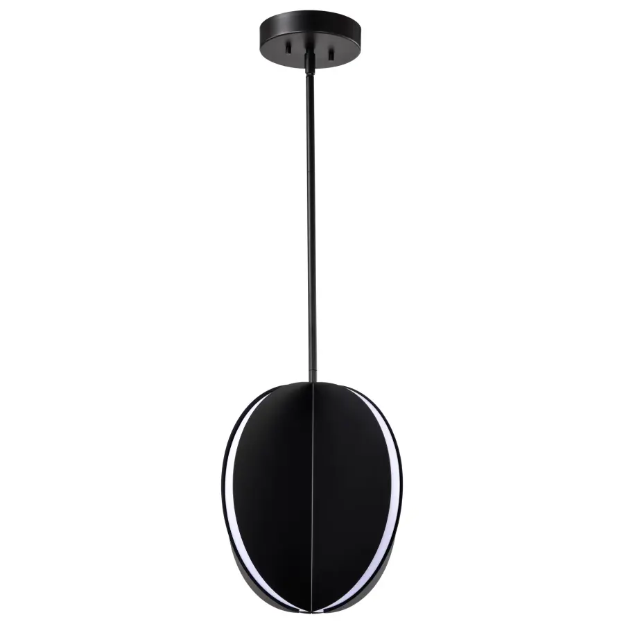 Blaine 13-Inch LED Pendant in Matte Black - Image 7
