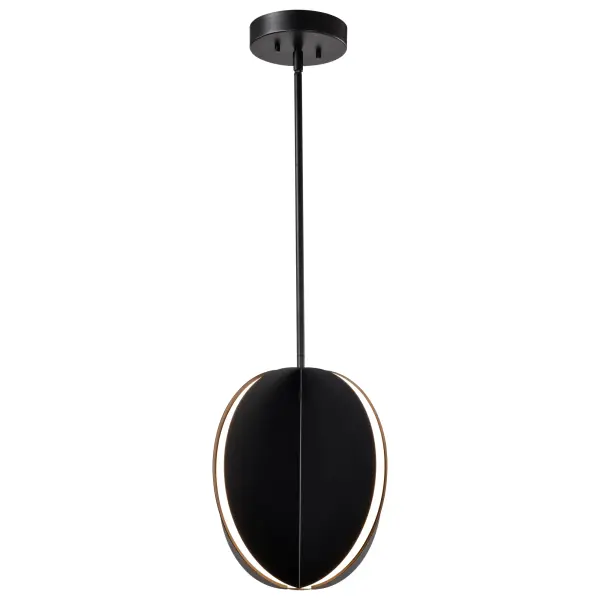 Blaine 13-Inch LED Pendant in Matte Black - Image 8
