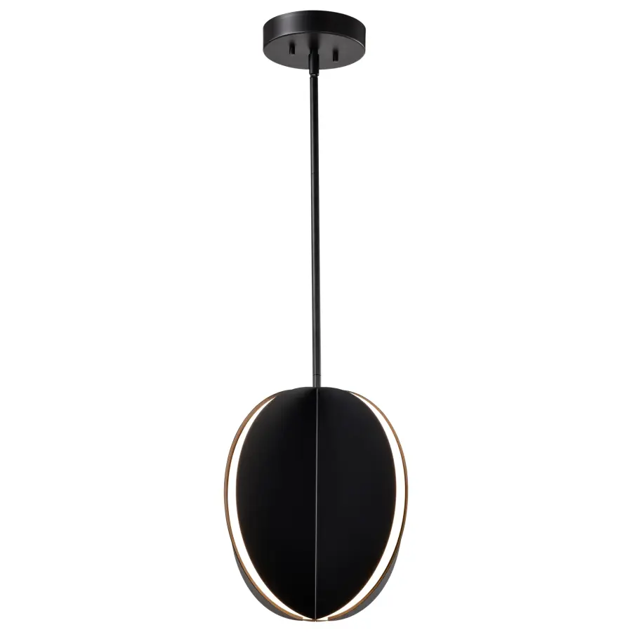 Blaine 13-Inch LED Pendant in Matte Black - Image 8