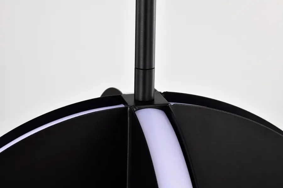 Blaine 13-Inch LED Pendant in Matte Black - Image 10