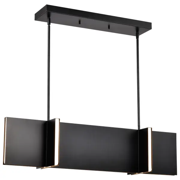 Blaine 38-Inch LED Island Pendant in Matte Black - Image 4