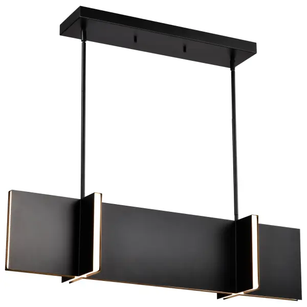 Blaine 38-Inch LED Island Pendant in Matte Black - Image 6