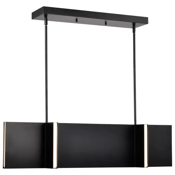 Blaine 38-Inch LED Island Pendant in Matte Black - Image 7
