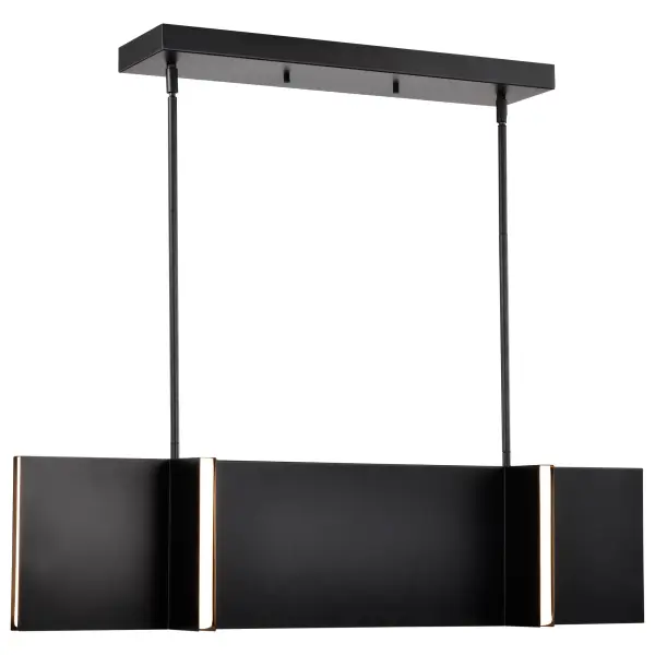 Blaine 38-Inch LED Island Pendant in Matte Black - Image 8