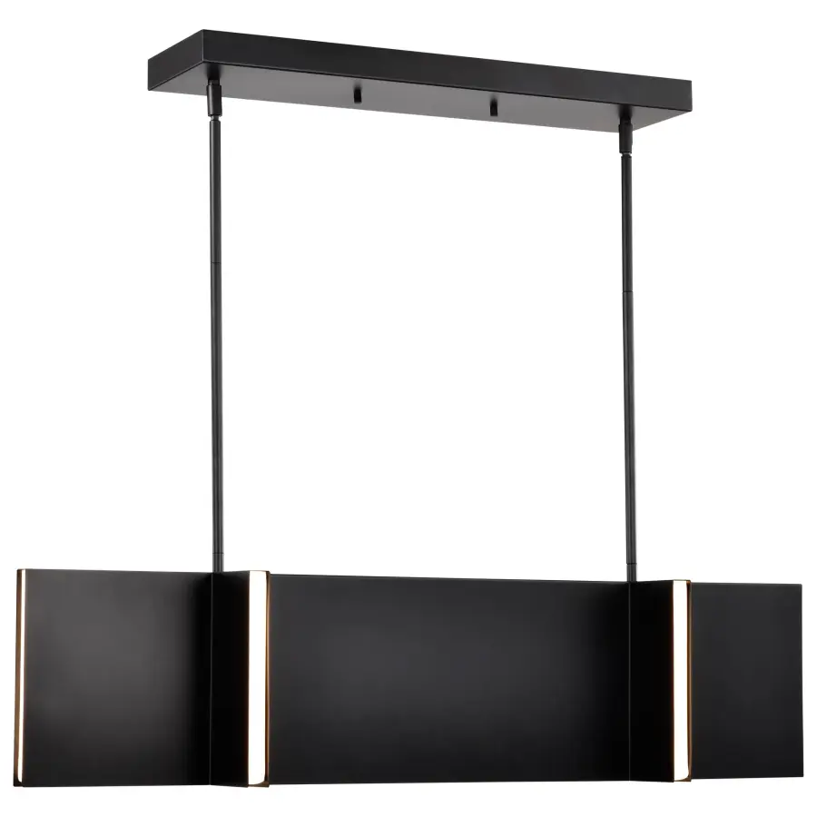 Blaine 38-Inch LED Island Pendant in Matte Black - Image 8
