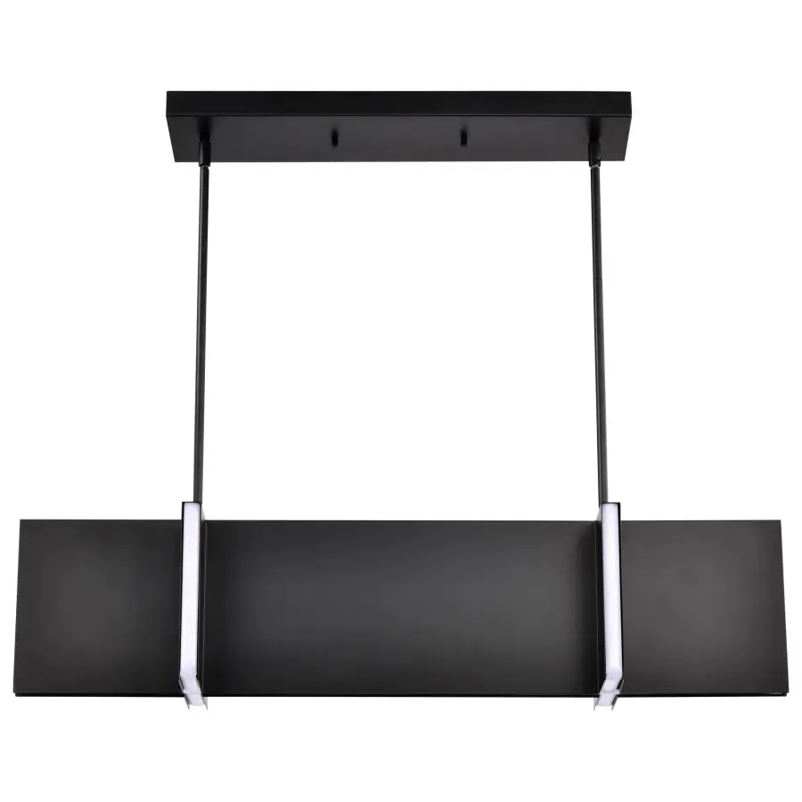 Blaine 38-Inch LED Island Pendant in Matte Black - Image 10