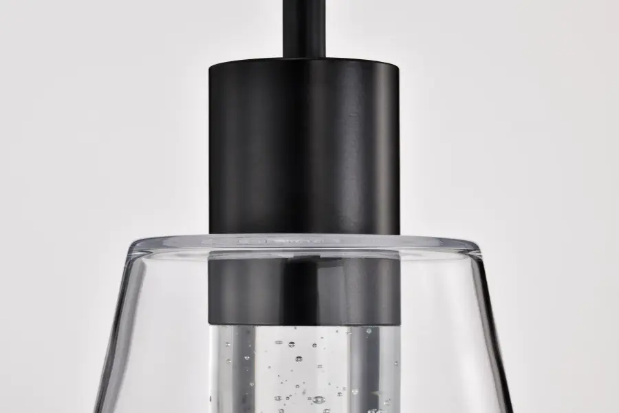 Aura 7" LED Pendant with K9 Bubble Crystal - Image 12