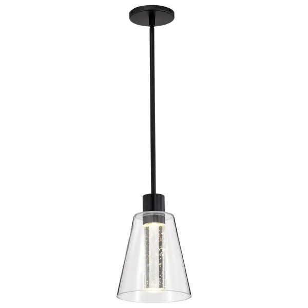 Aura 7" LED Pendant with K9 Bubble Crystal - Image 4