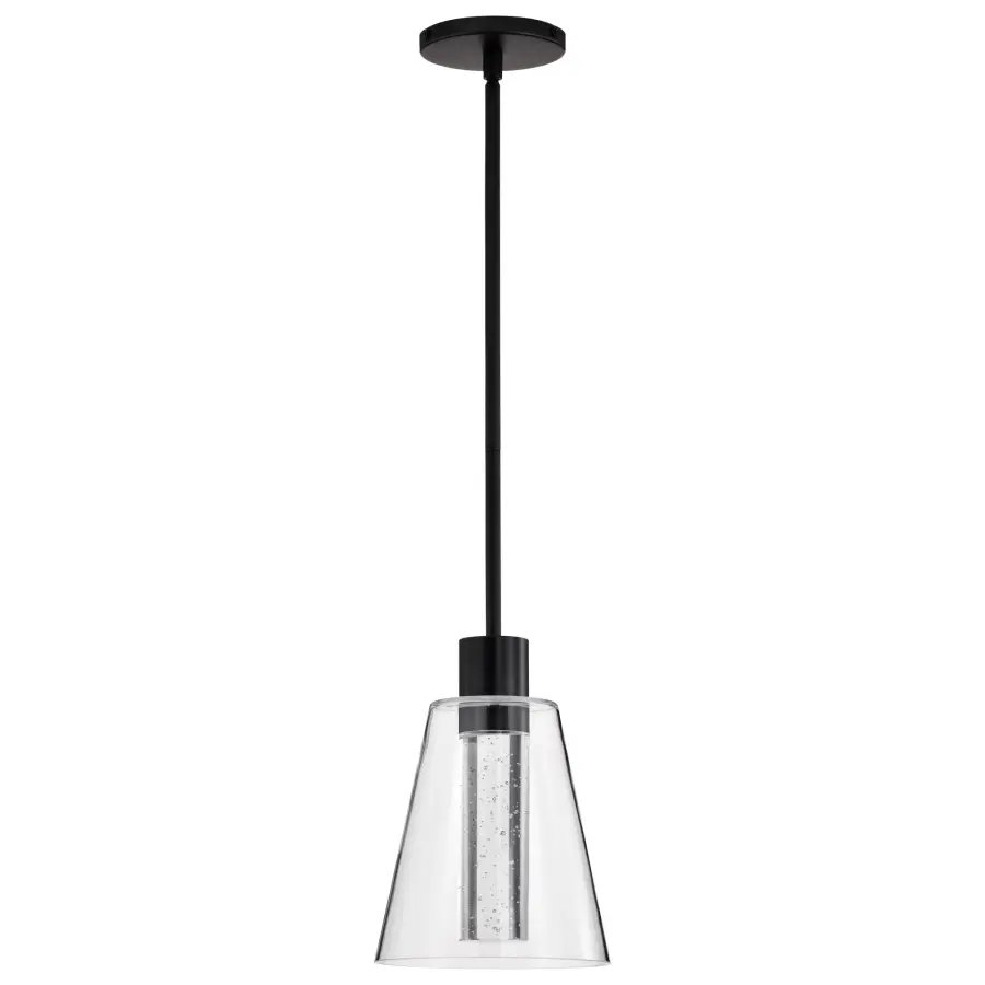 Aura 7" LED Pendant with K9 Bubble Crystal - Image 5