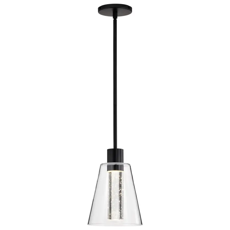 Aura 7" LED Pendant with K9 Bubble Crystal - Image 6