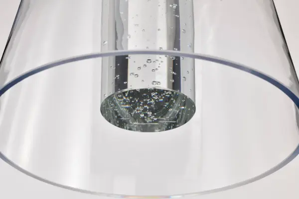 Aura 7" LED Pendant with K9 Bubble Crystal - Image 10