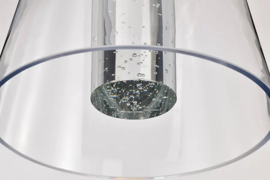 Aura 7" LED Pendant with K9 Bubble Crystal - Image 10