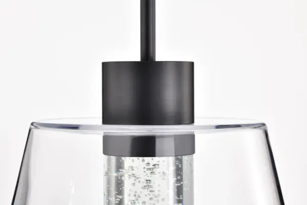 Aura 12" LED Pendant with K9 Bubble Crystal - Image 12
