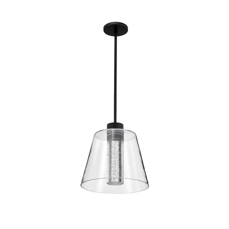 Aura 12" LED Pendant with K9 Bubble Crystal - Image 5