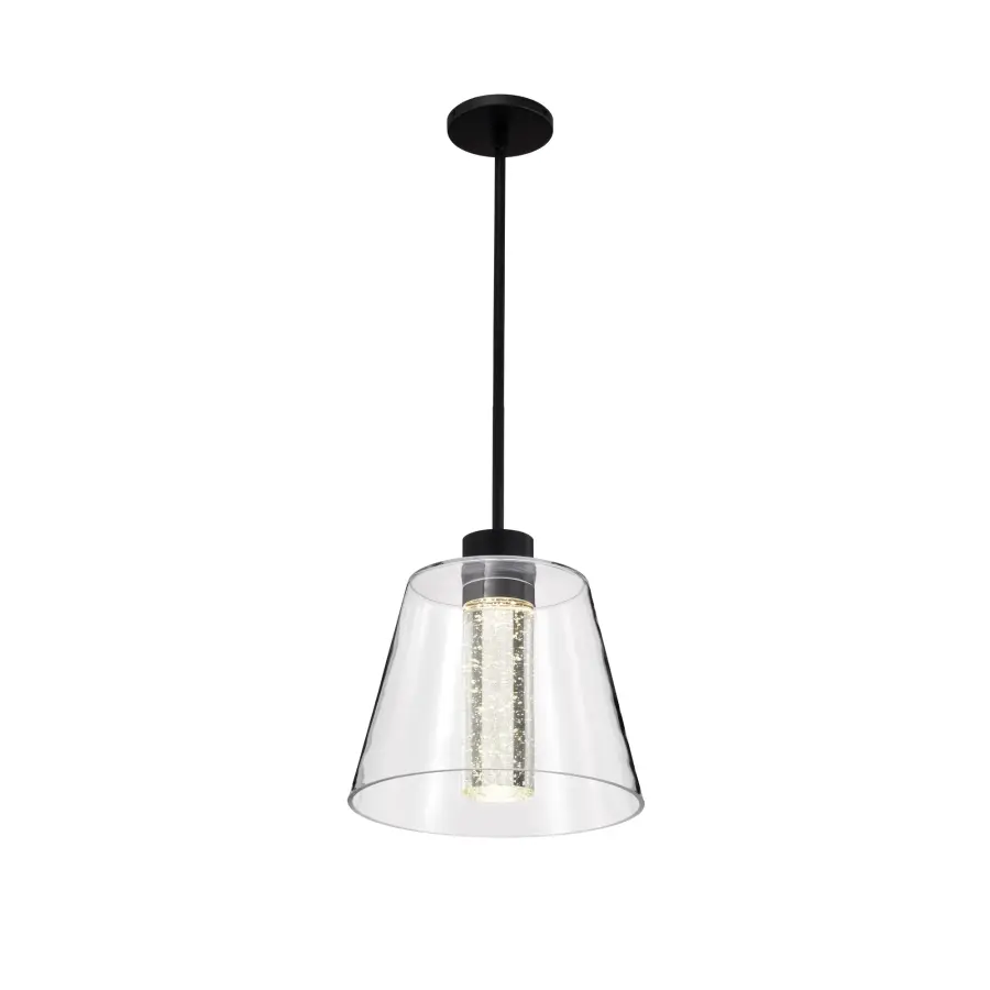 Aura 12" LED Pendant with K9 Bubble Crystal - Image 6