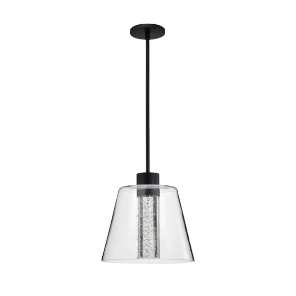 Aura 12" LED Pendant with K9 Bubble Crystal - Image 7