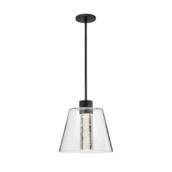 Aura 12" LED Pendant with K9 Bubble Crystal - Image 8