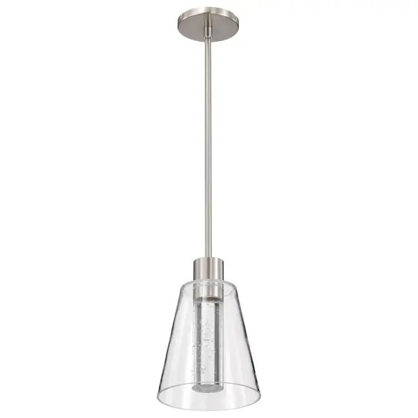 Aura 7" LED Pendant with K9 Bubble Crystal - Image 5