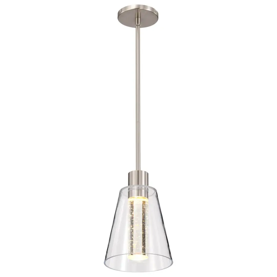 Aura 7" LED Pendant with K9 Bubble Crystal - Image 6