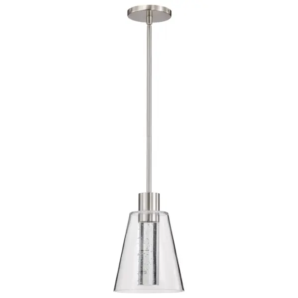 Aura 7" LED Pendant with K9 Bubble Crystal - Image 7