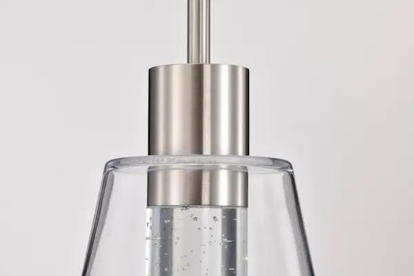 Aura 7" LED Pendant with K9 Bubble Crystal - Image 9