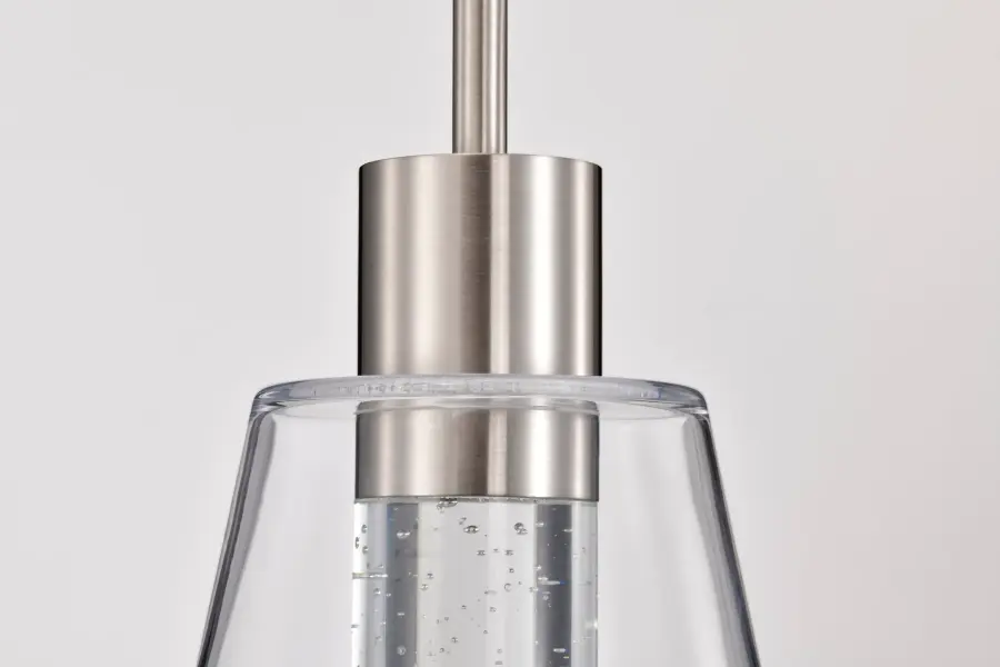 Aura 7" LED Pendant with K9 Bubble Crystal - Image 9