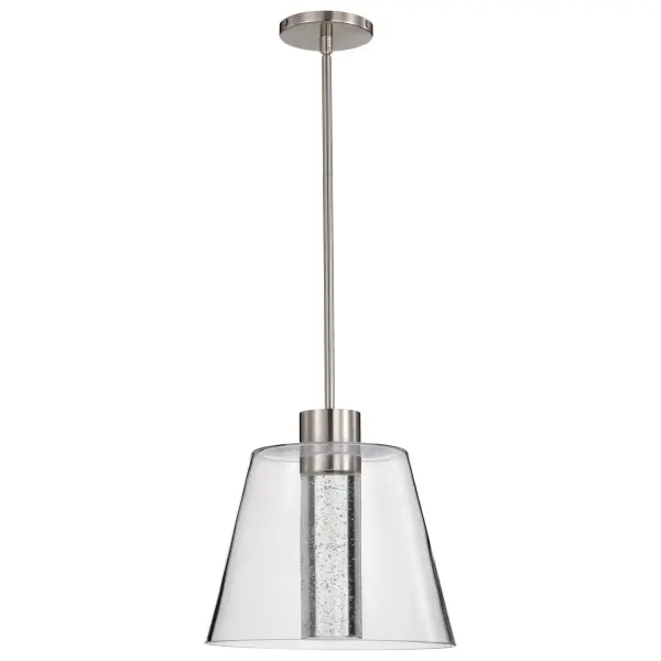 Aura 12" LED Pendant with K9 Bubble Crystal - Image 5
