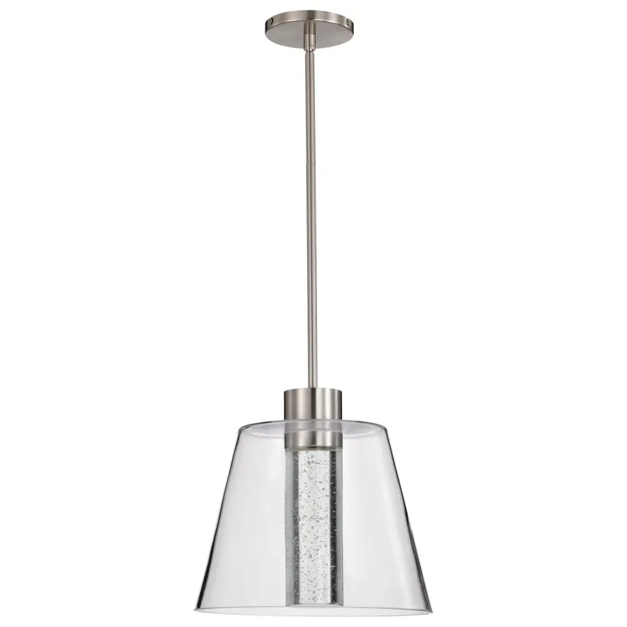 Aura 12" LED Pendant with K9 Bubble Crystal - Image 5