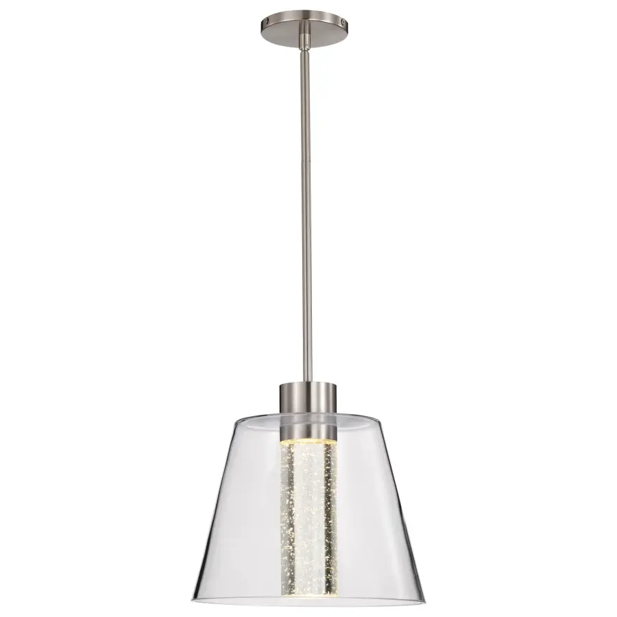 Aura 12" LED Pendant with K9 Bubble Crystal - Image 6