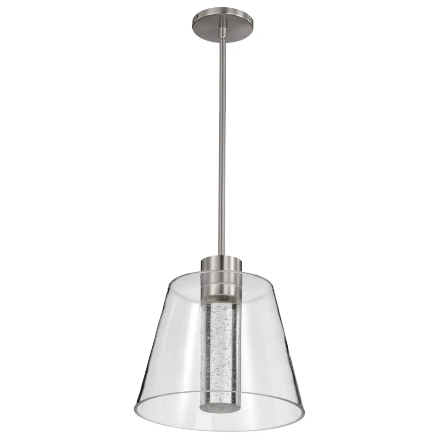 Aura 12" LED Pendant with K9 Bubble Crystal - Image 7