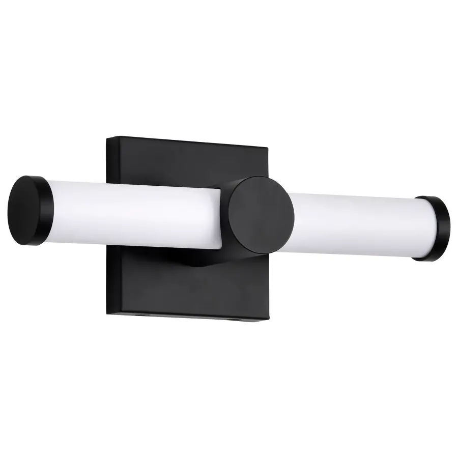 Bowman 12" LED Vanity Light in Matte Black - Image 1