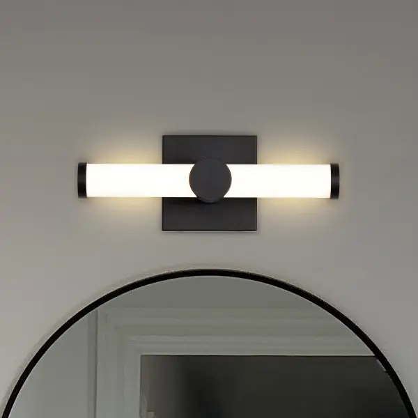Bowman 12" LED Vanity Light in Matte Black - Image 3