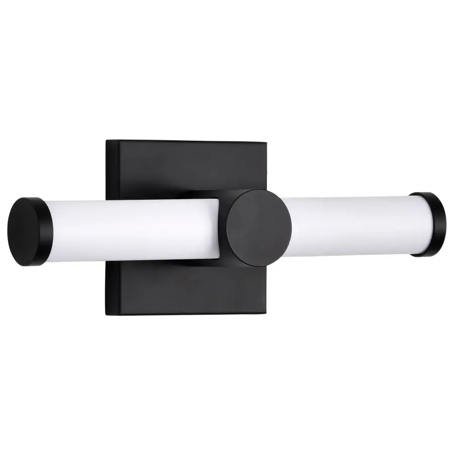Bowman 12" LED Vanity Light in Matte Black - Image 5