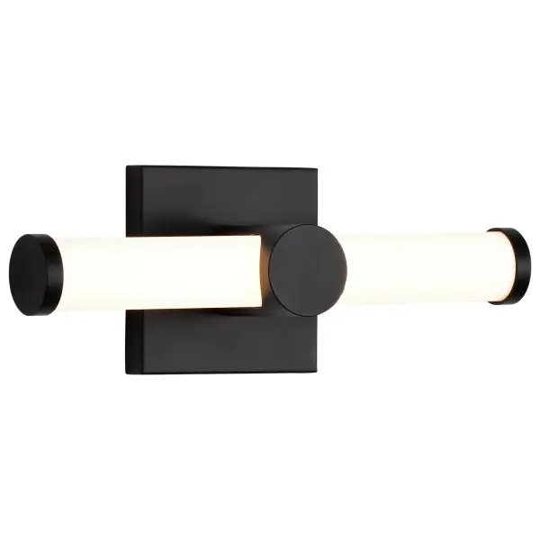 Bowman 12" LED Vanity Light in Matte Black - Image 6