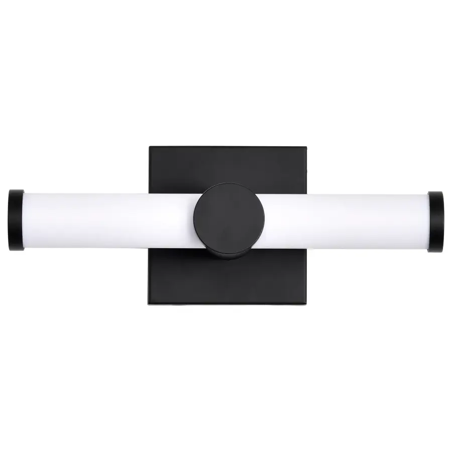 Bowman 12" LED Vanity Light in Matte Black - Image 9