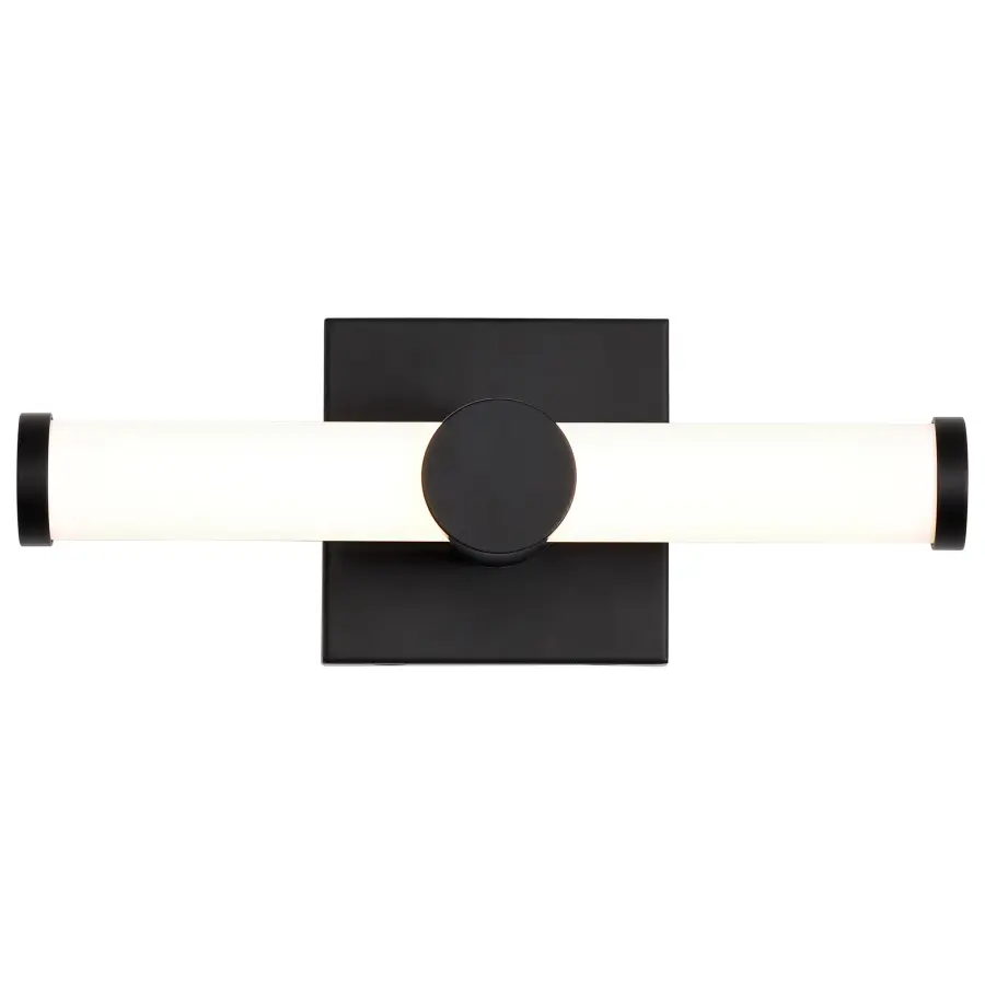 Bowman 12" LED Vanity Light in Matte Black - Image 10