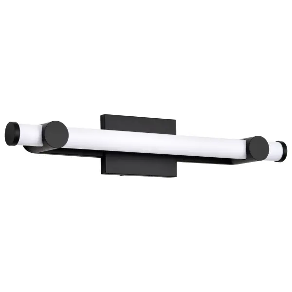 Bowman 24-Inch LED Vanity Light in Matte Black - Image 1
