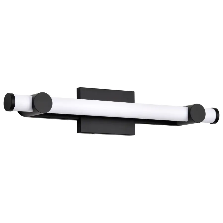 Bowman 24-Inch LED Vanity Light in Matte Black - Image 1