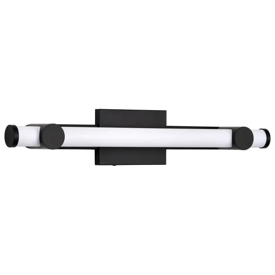 Bowman 24-Inch LED Vanity Light in Matte Black - Image 5