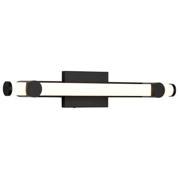 Bowman 24-Inch LED Vanity Light in Matte Black - Image 6