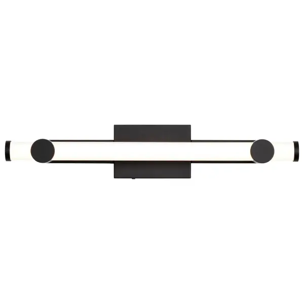 Bowman 24-Inch LED Vanity Light in Matte Black - Image 8